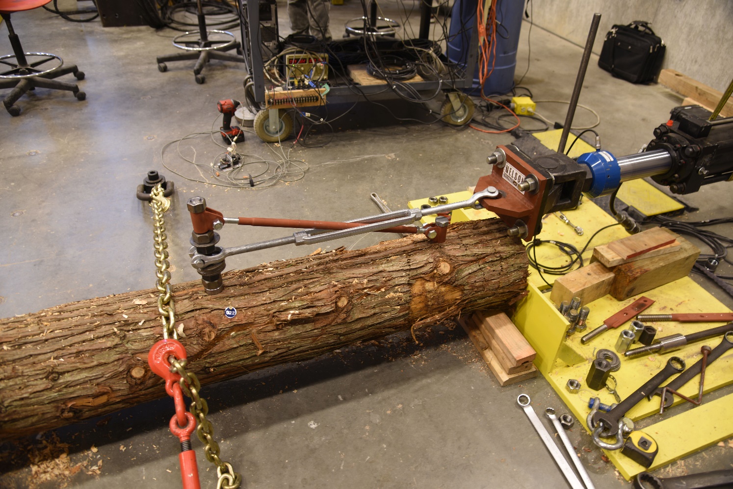 testing connections for Nelson Treehouse at WSU CMEC