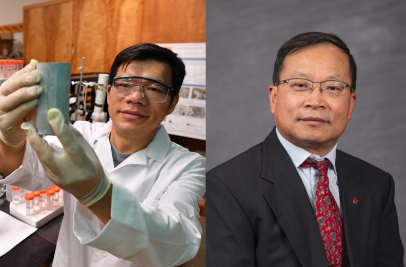 Xianming Shi and Jinwen Zhang portraits