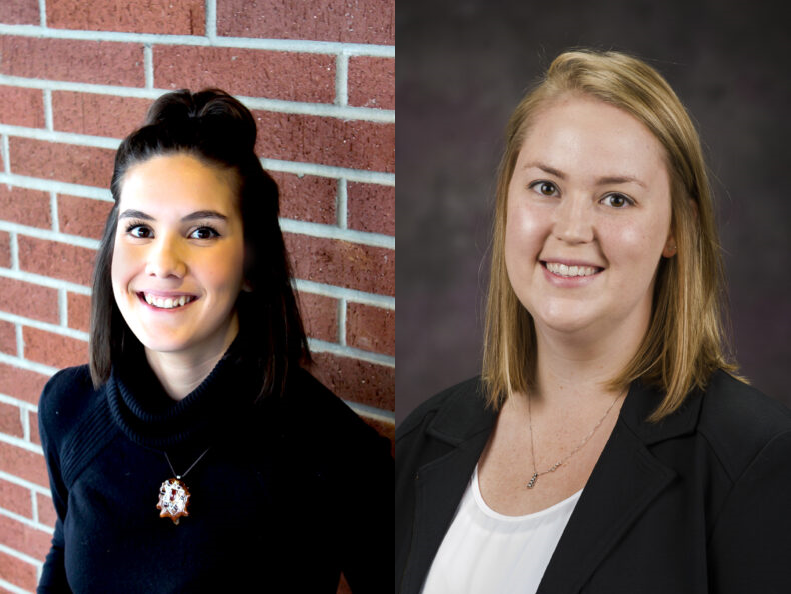 Portraits of Shelby Ruiz and Julia Day