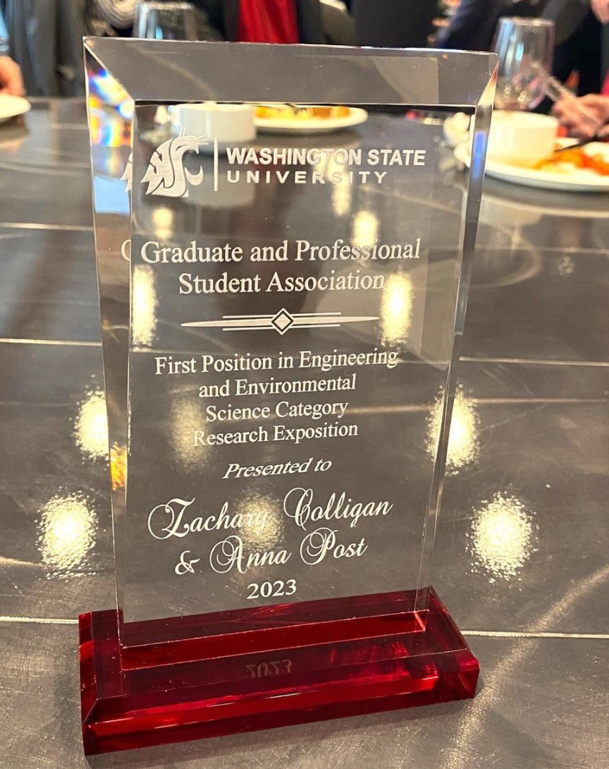 SURCA Graduate Award to Zach and Anna