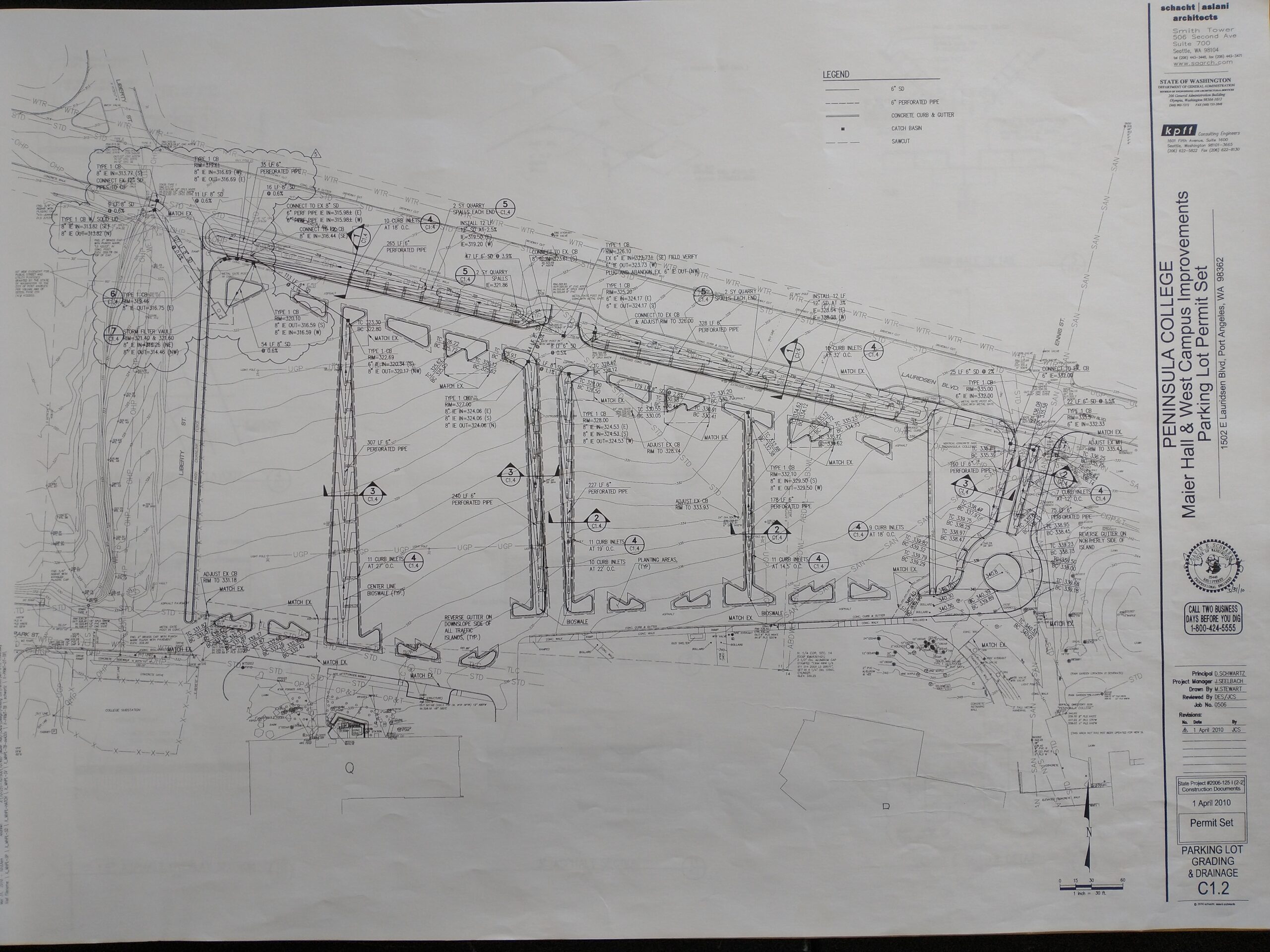 Example Bioinfiltration Swale | Rural Stormwater Solutions | Washington  State University, image size:2560x1920