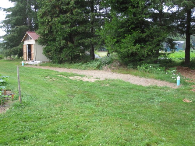 gravel infiltration trench