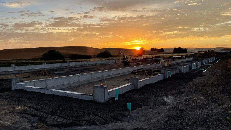 Dairy construction site