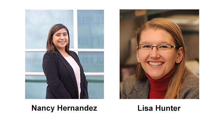 Nancy Hernandez and Lisa Hunter