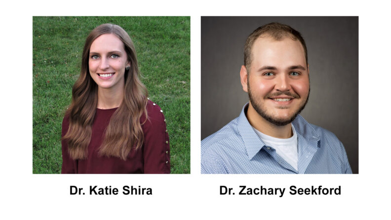Dr. Katie Shira and Dr. Zachary Seekford