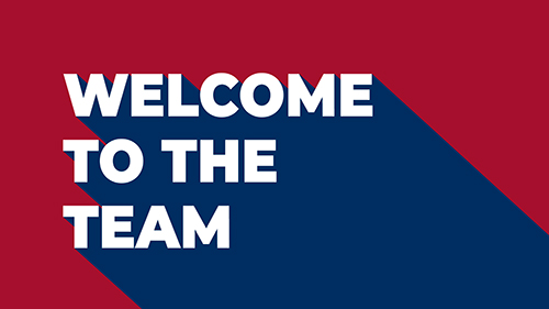 Welcome to the team