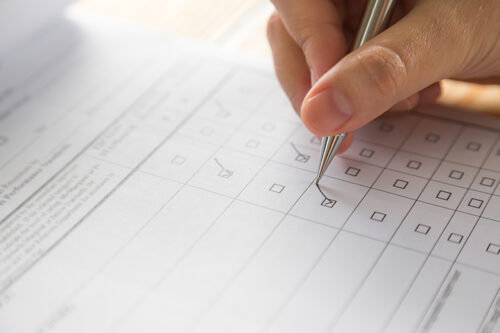 marking a checkbox