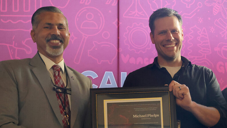 Dean Khosla and Dr. Michael Phelps