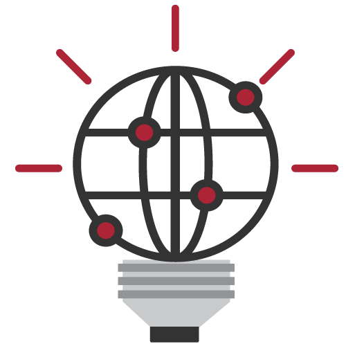 Lightbulb that looks like a globe