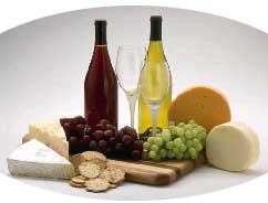 Cheese and wine - information on which wine(s) go best with Cougar Cheese.