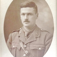 A photo of a N.S. Golding during World War I. 