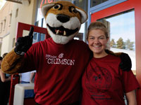 Butch the Cougar outside of Ferdinands