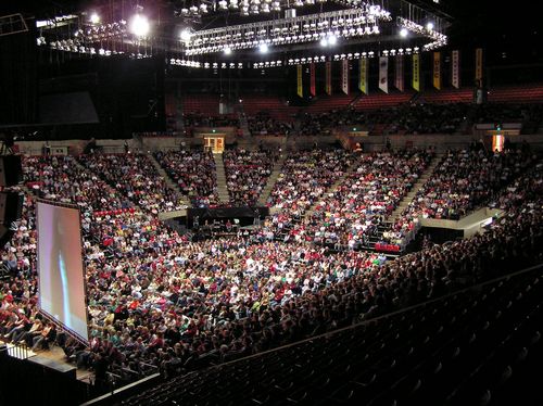 Image showing a jammed packed coliseum.