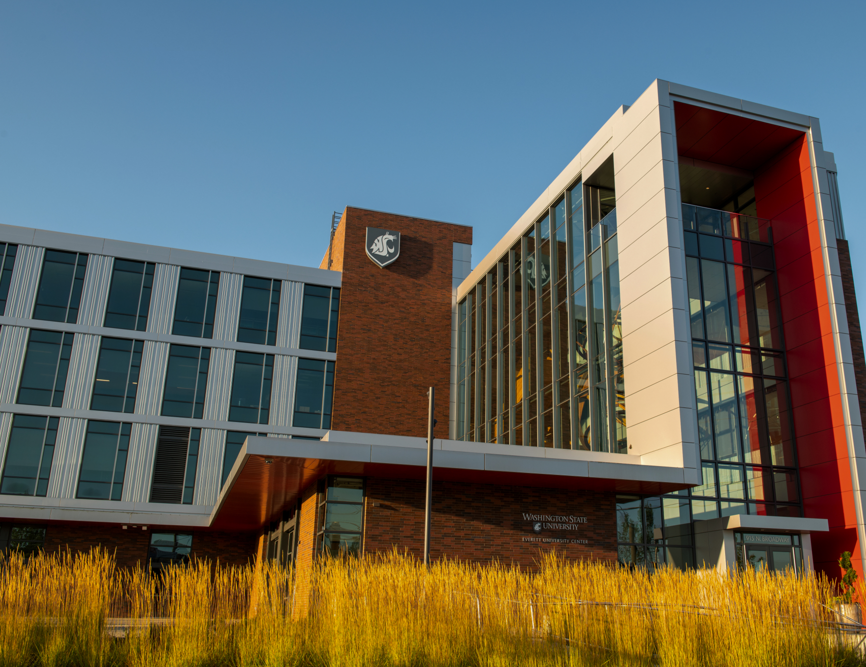 A photo of the WSU Everett campus