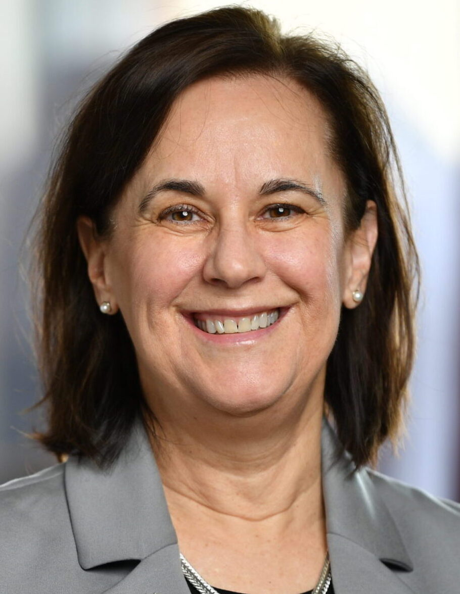 A portrait of Sandra Haynes.