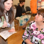 Two women participating in a Poverty Immersion