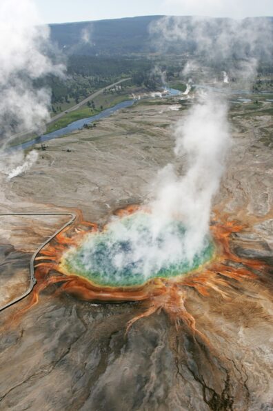 Grand Prismatic Spring, Yellowstone National Park.