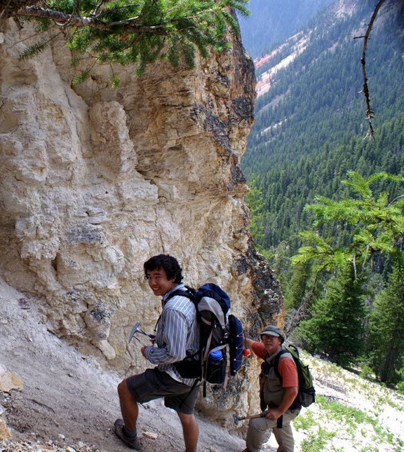 Geologists in the field.