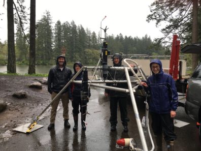 Geologists in the field. 