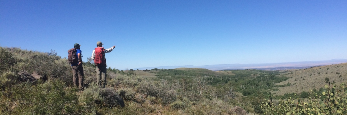 Field work on Shrub Steppe.