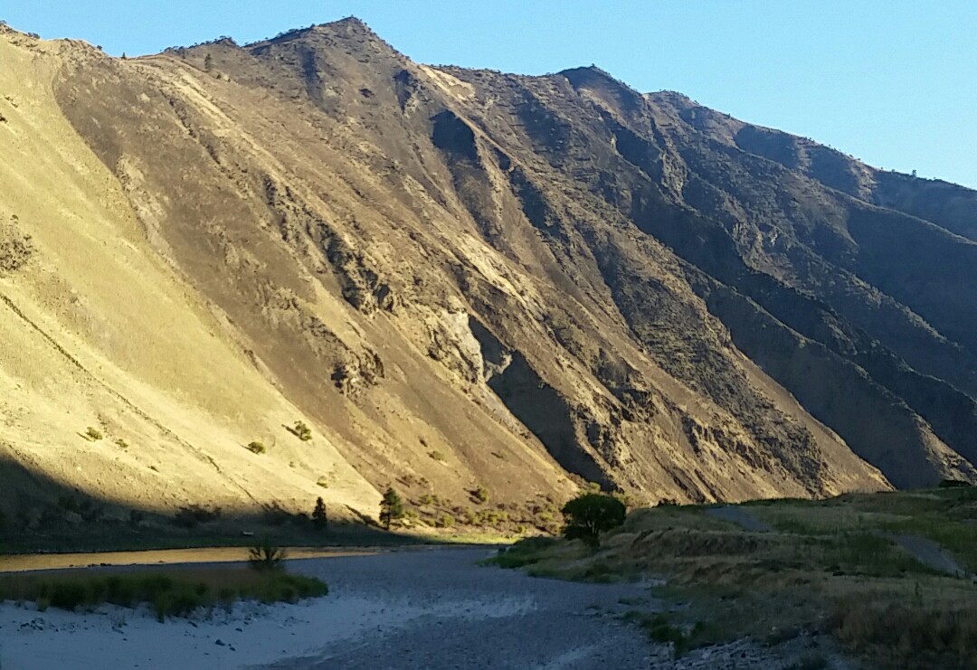 A rocky mountainside.