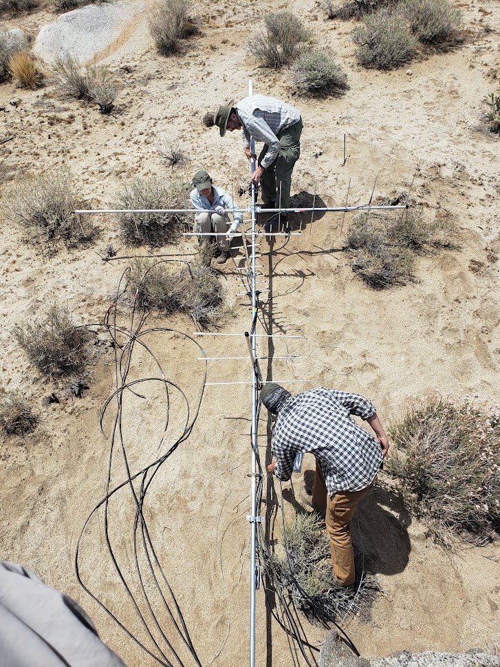 Environment students in the field.