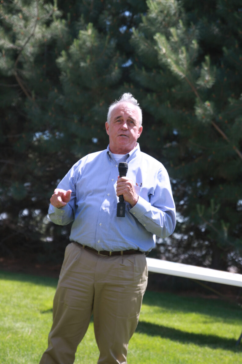 Derek Sandison speaking.