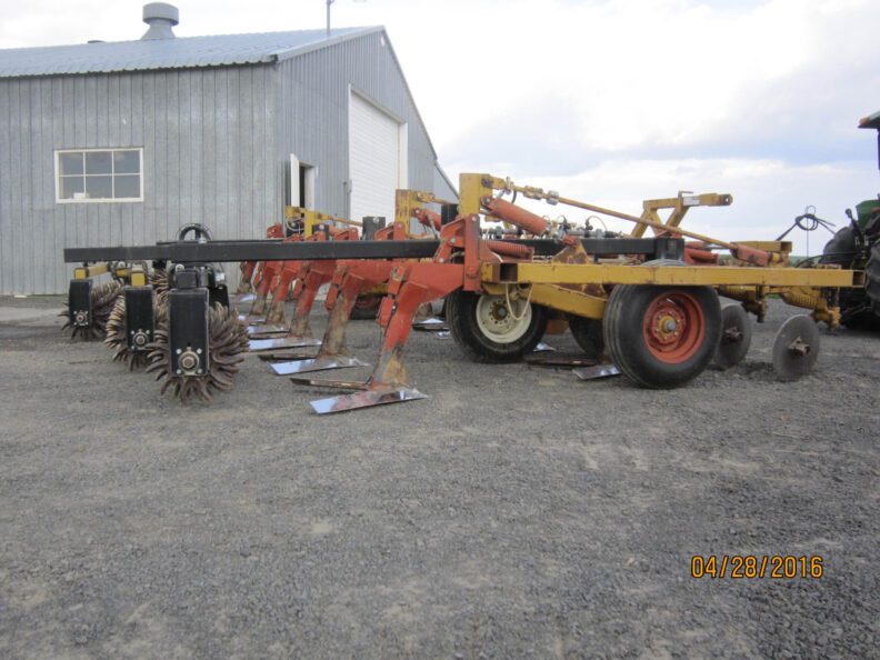 Undercutter sitting in the yard.