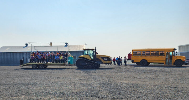 Transportation at Field Day.