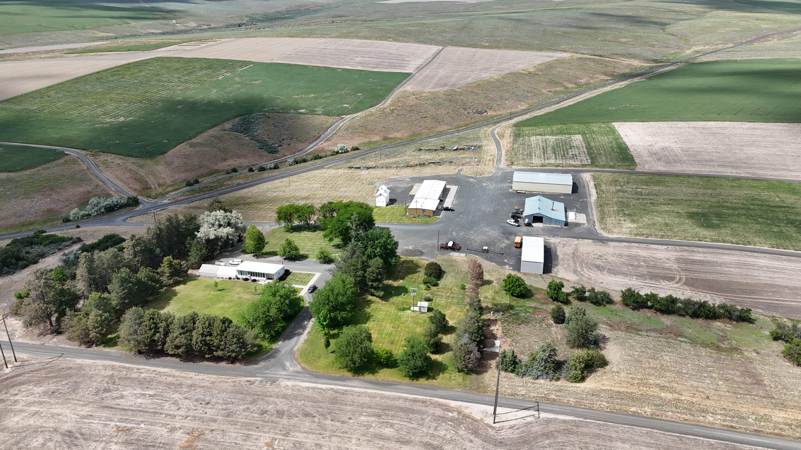 Drone picture of Station.