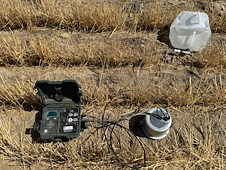 SATURO Infiltrometer in a field.