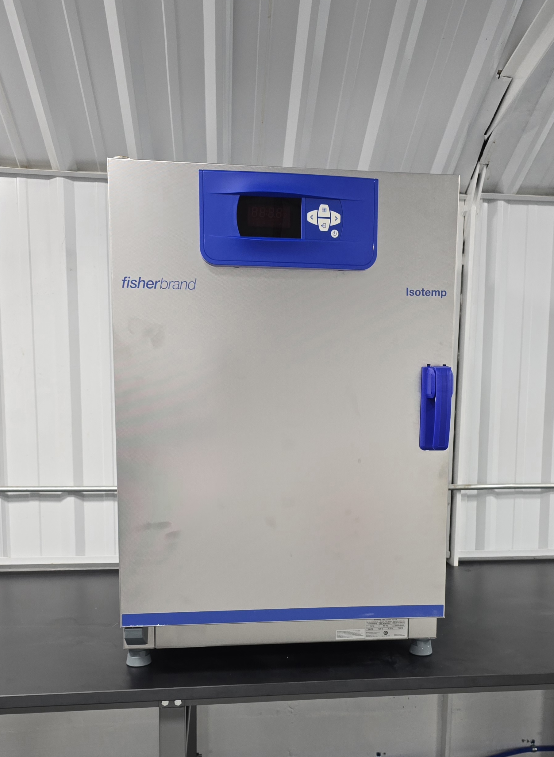 Incubator on a table.