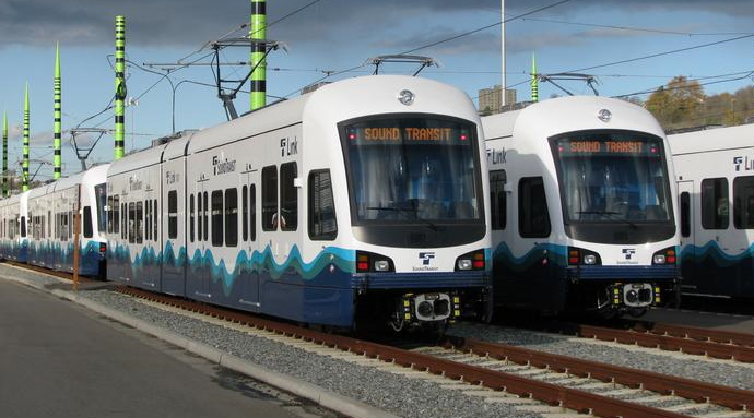 Photo of Sound Transit light rail trains